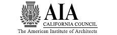 AIA California Council nameplate